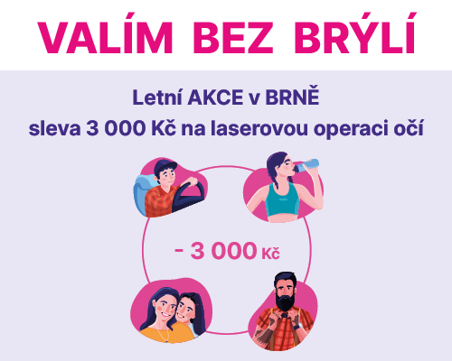 Letní AKCE – sleva 3 000 Kč na laserovou operaci očí valí do Brna